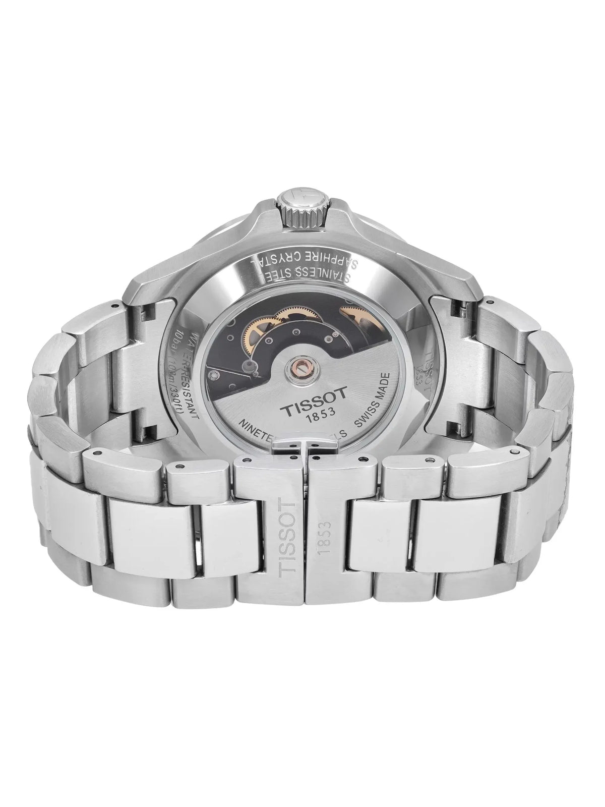 Stylish Tissot V8 Swissmatic Steel Silver Dial Men Automatic Watch T106.407.11.031.00