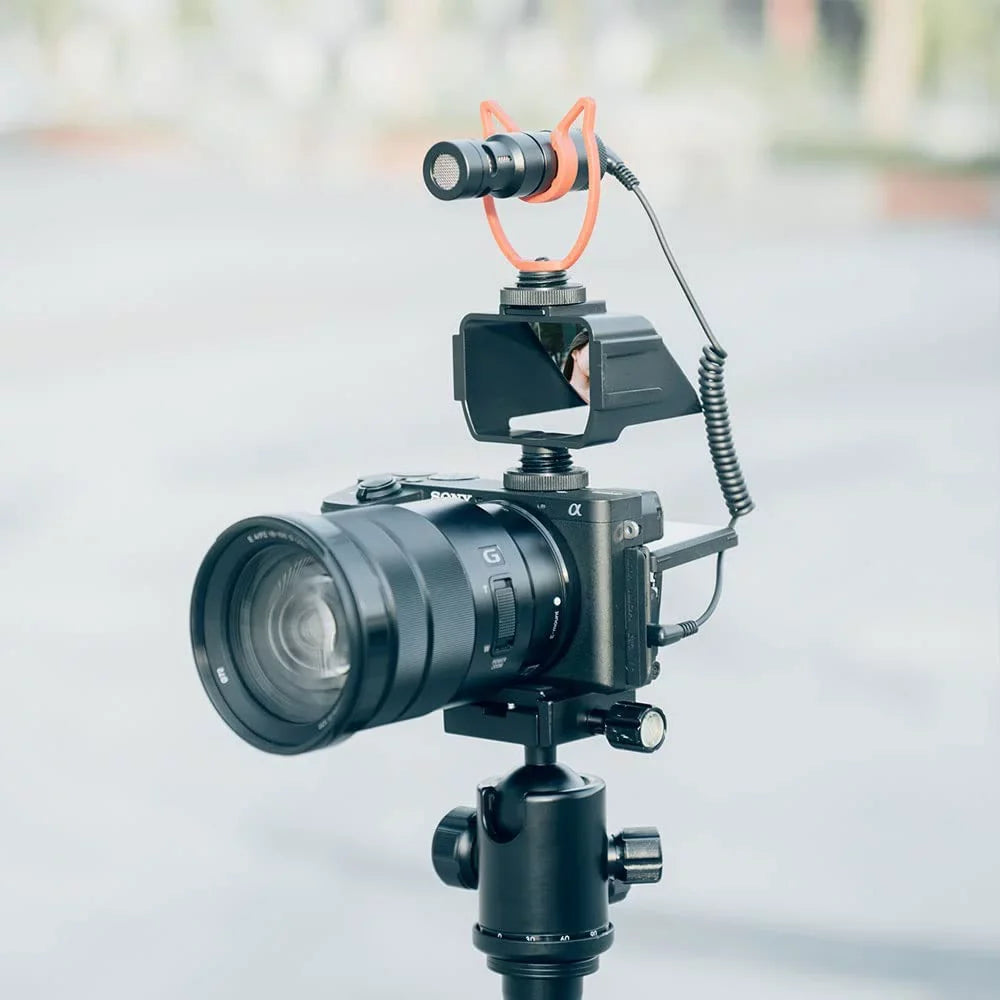 Stylish Camera Vlog Selfie Flip Screen, Cold Shoe Mic Light Mount Adapter for Sony A7RIV A7RIII A7RII A7III A7II A6000 A6300