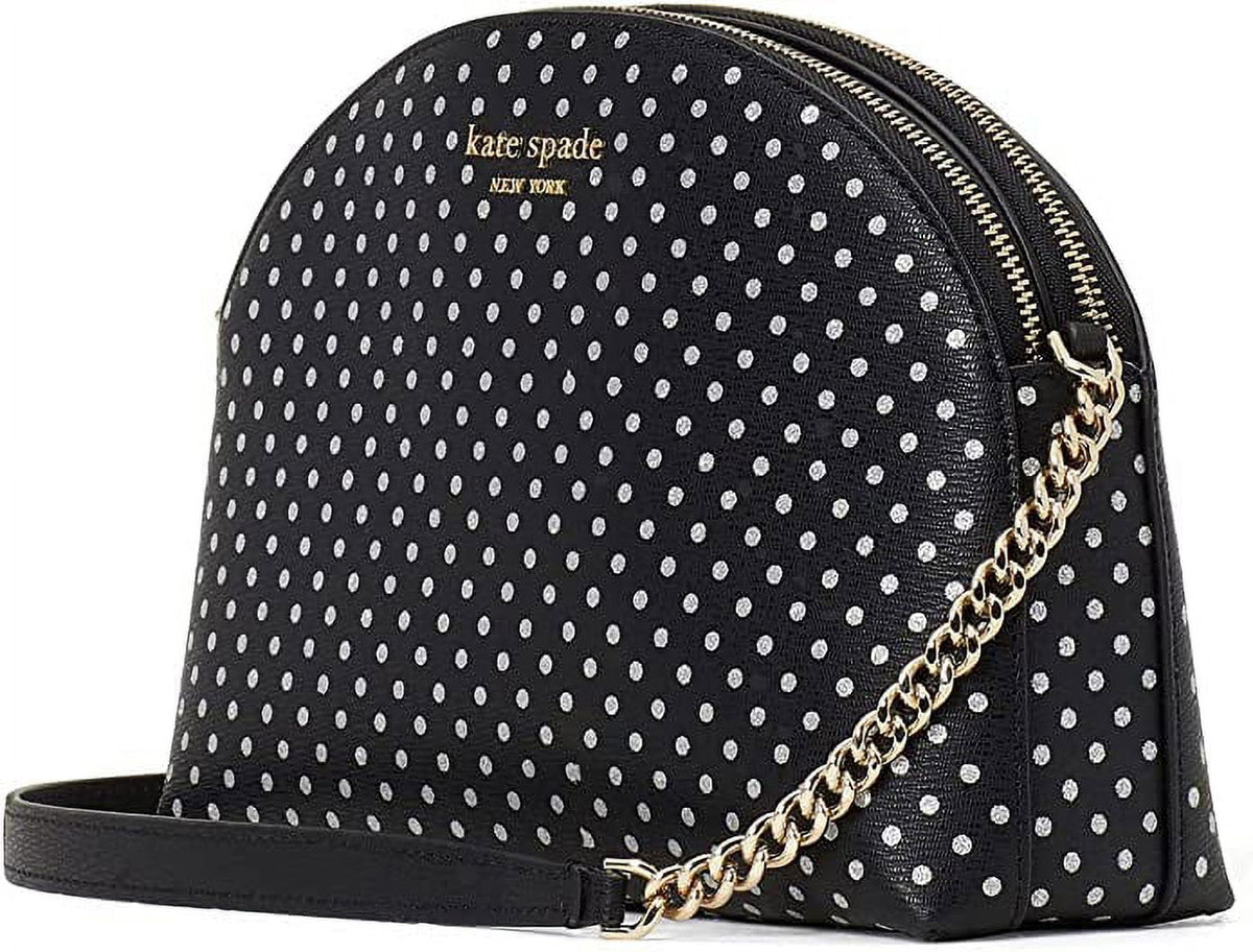 Stylish Kate Spade Women's New York Spencer Metallic Dots Double Zip Crossbody Bag