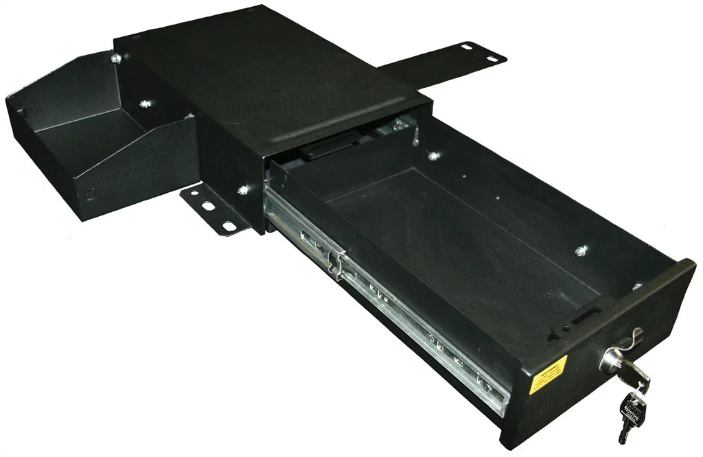 Tuffy Security Products 256-01 Under Seat Drawer - Passenger Side; Black; 1966-1977 Ford Bronco - Exclusive Design