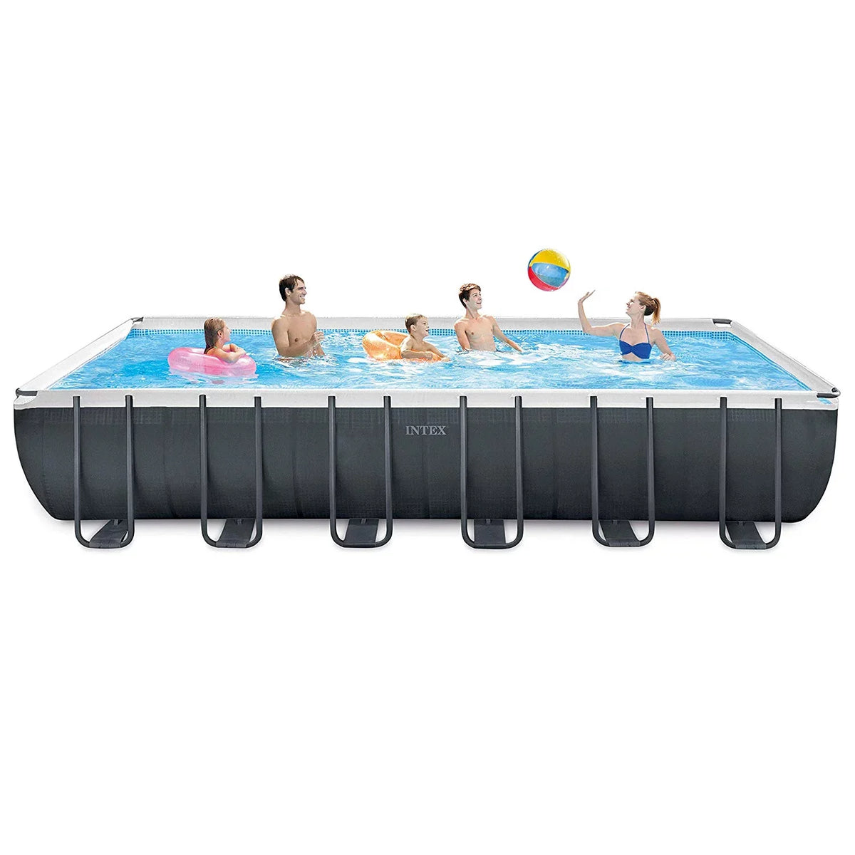 Stylish Intex 12 x 24 x 52" REC Ultra XTR Frame Pool Set