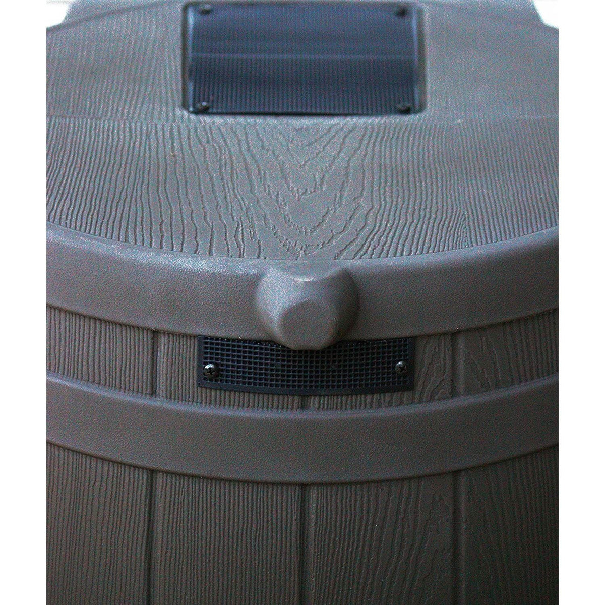 Stylish Good Ideas Rain Wizard 50 Gallon Rain Barrel Water Collector, Oak (2 Pack)