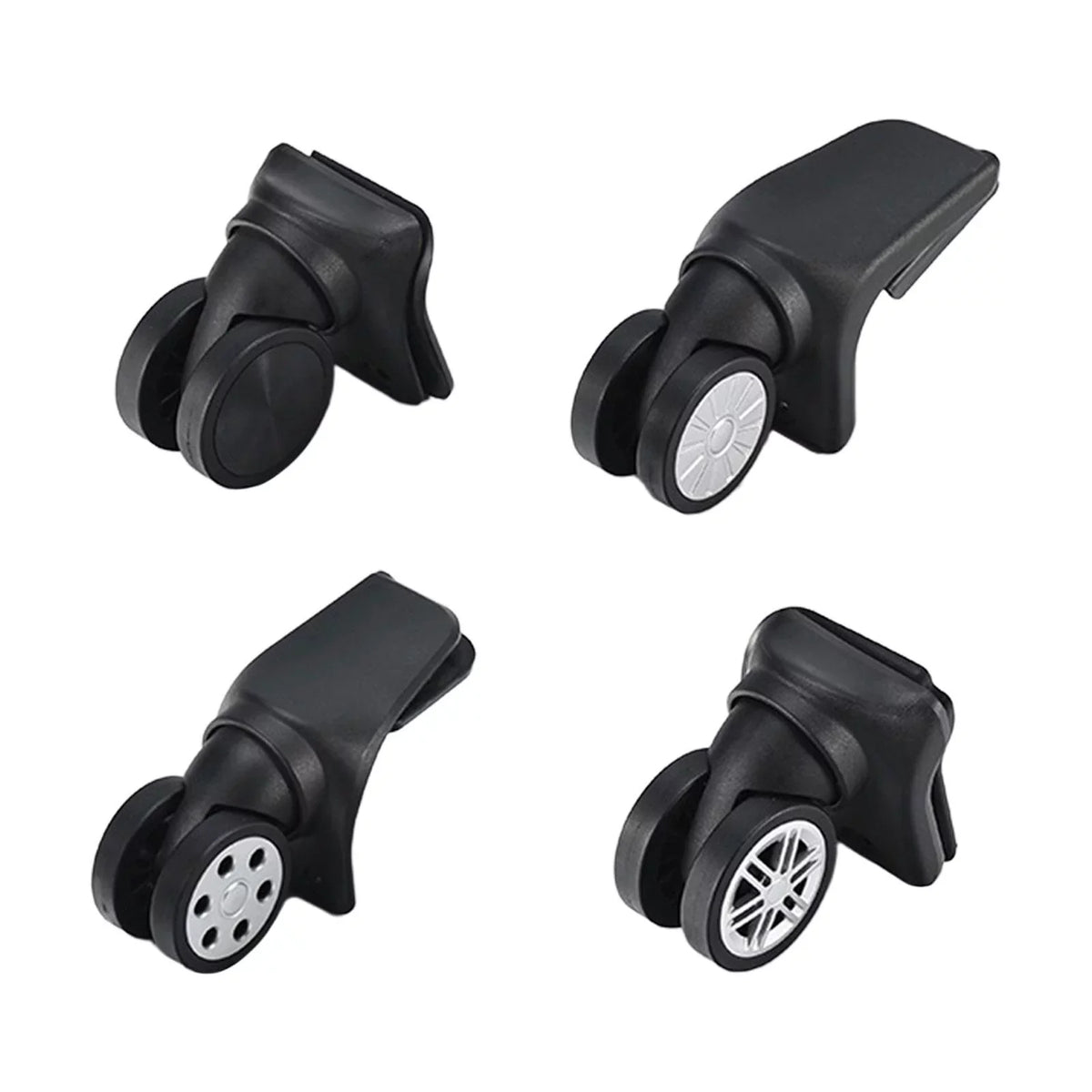 4x Replacement Luggage Suitcase Wheels Durable for Luggage Trolley Case Bags - Exclusive Design