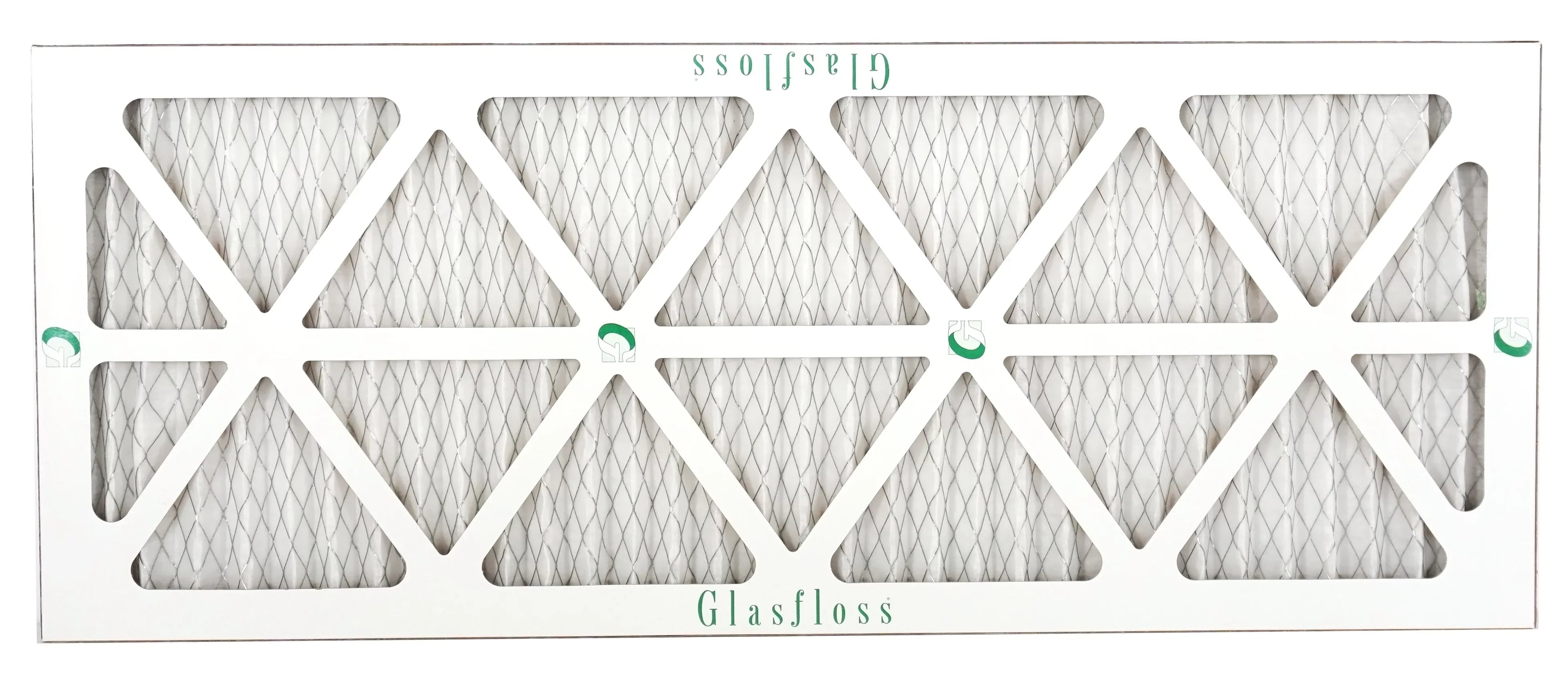Glasfloss Air Filter 10x30x2 - 2" MERV 10 - (Pack of 6) - Pleated AC or HVAC Air Filter - Furnace Air Filter - Home or Office - Made In The USA. - Exclusive Design