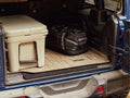 Stylish WeatherTech Cargo Trunk Liner with Bumper Protector compatible with 2010-2014 Subaru Outback - Behind 2nd Row Seating With Bumper Protector, Tan