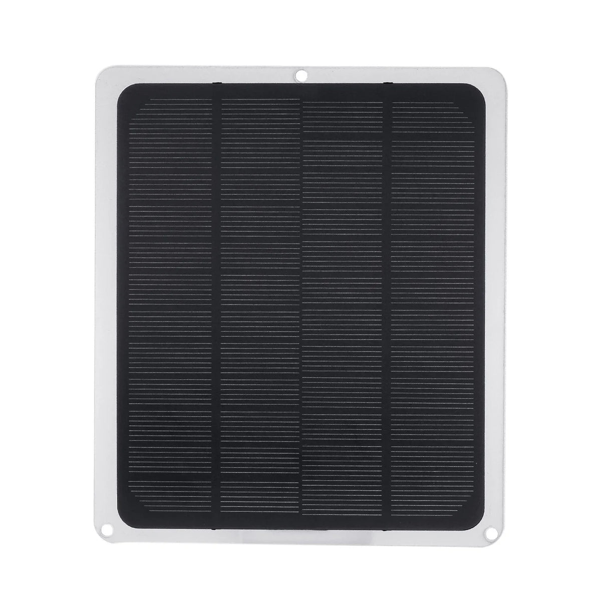 Stylish DC12V 10W Solar Panel with USB Port Car Chargers Charge for 12V-Battery Portable Completed Accessories for Outdoor Camping Hiking Fishing Climbing