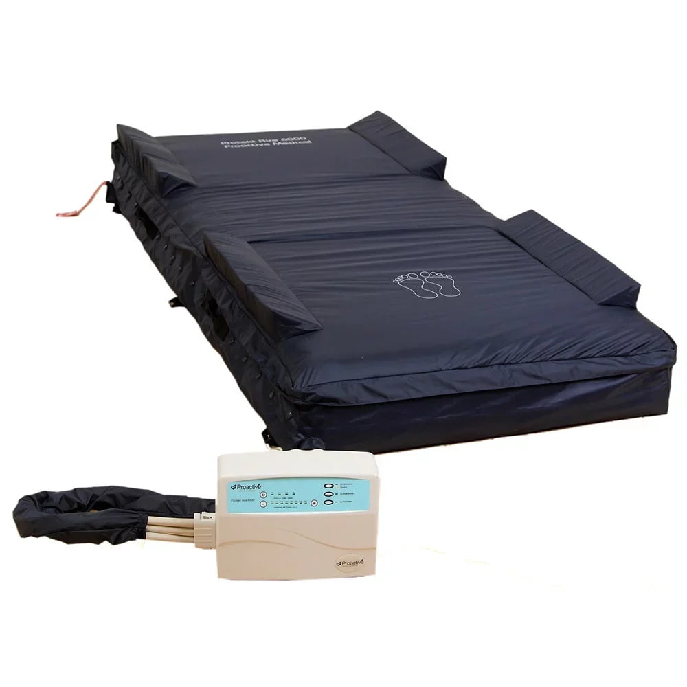 Proactive Medical 80065 Protekt Aire 6000 Low Air Loss and Alternating Pressure Overlay Raised Rail System - Exclusive Design