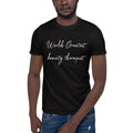 Stylish 2XL Worlds Greatest Beauty Therapist Short Sleeve Cotton T-Shirt By Undefined Gifts