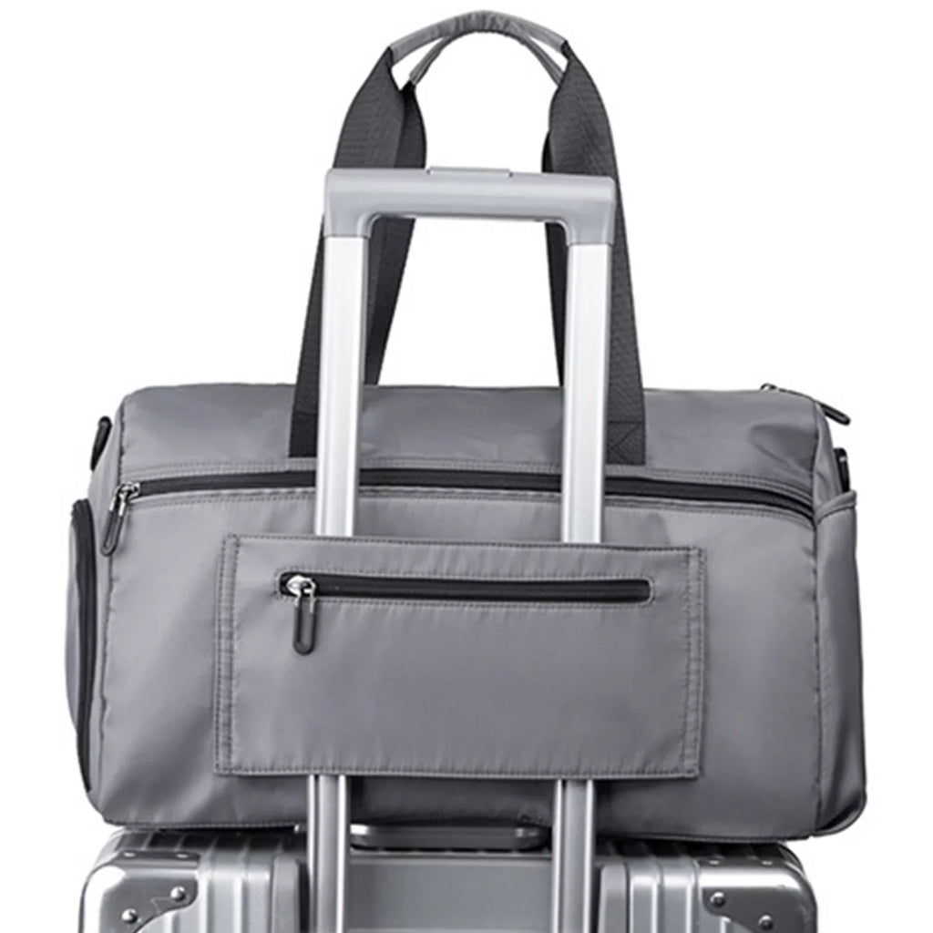 Stylish Tsseiatte Travel Duffel Bag for Women Men Overnight Bag Small Sports Bag with Dry Wet Pocket and Shoes Compartment