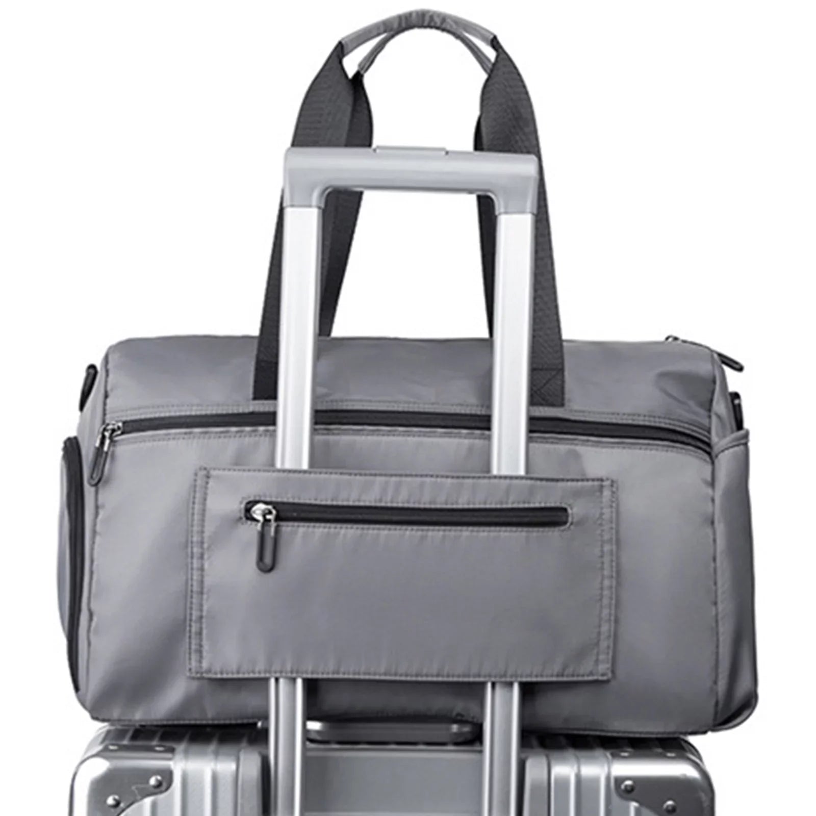 Stylish Tsseiatte Travel Duffel Bag for Women Men Overnight Bag Small Sports Bag with Dry Wet Pocket and Shoes Compartment