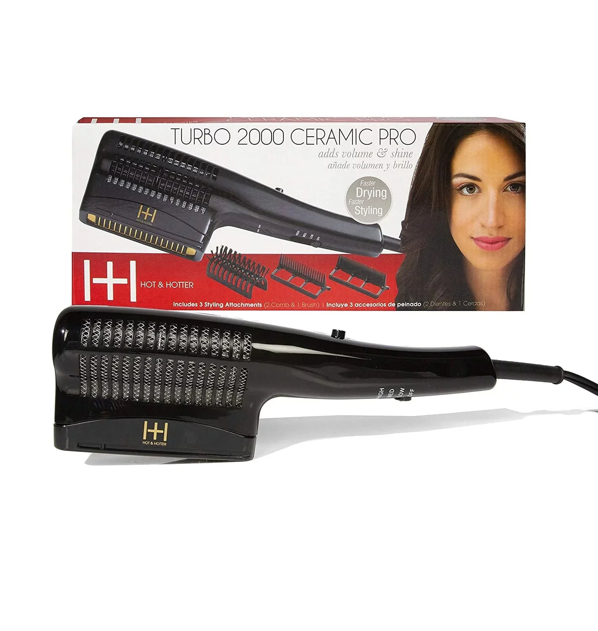 Stylish Hot & Hotter Turbo 2000 Ceramic Pro Dryer