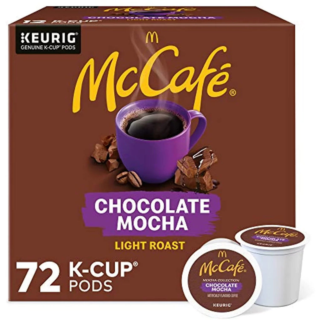 Stylish Mccafe Chocolate Mocha, Single Serve Coffee Keurig K-Cup Pods, Flavored Coffee, 72 Count