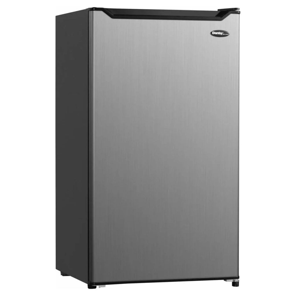 Stylish Danby DAR032B2SLM 3.2 cu. ft. Compact Refrigerator - Stainless Steel
