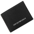 Pre-Owned Emporio Armani folio wallet black white Y4R165 leather EMPORIO ARMANI men's (Like New) - Exclusive Design