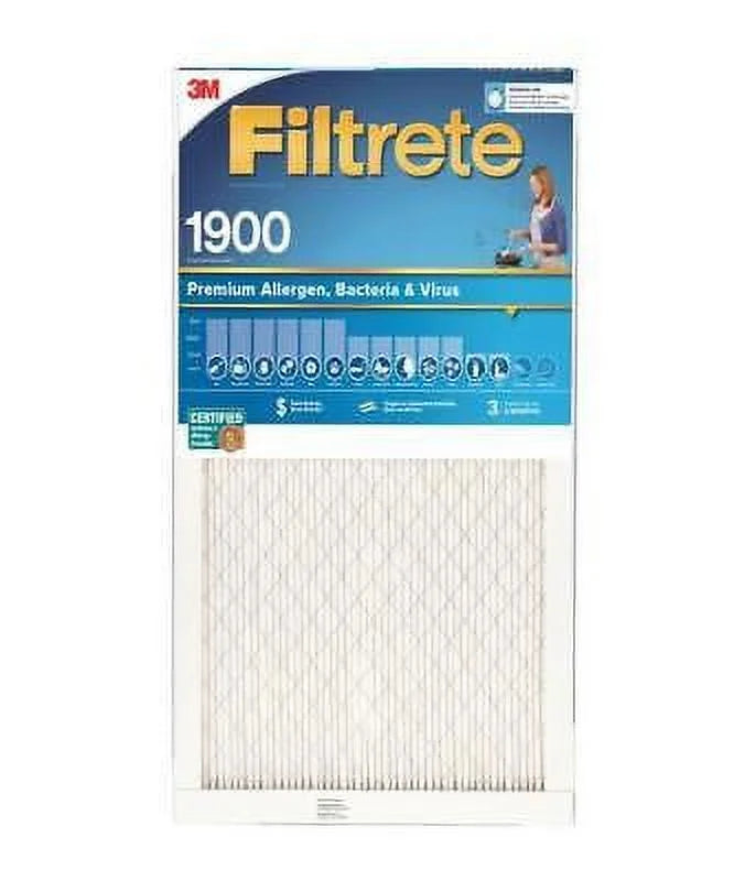 Stylish 3M Filtrete 14 in. W x 25 in. H x 1 in. D Pleated Allergen Air Filter (Pack of 4)