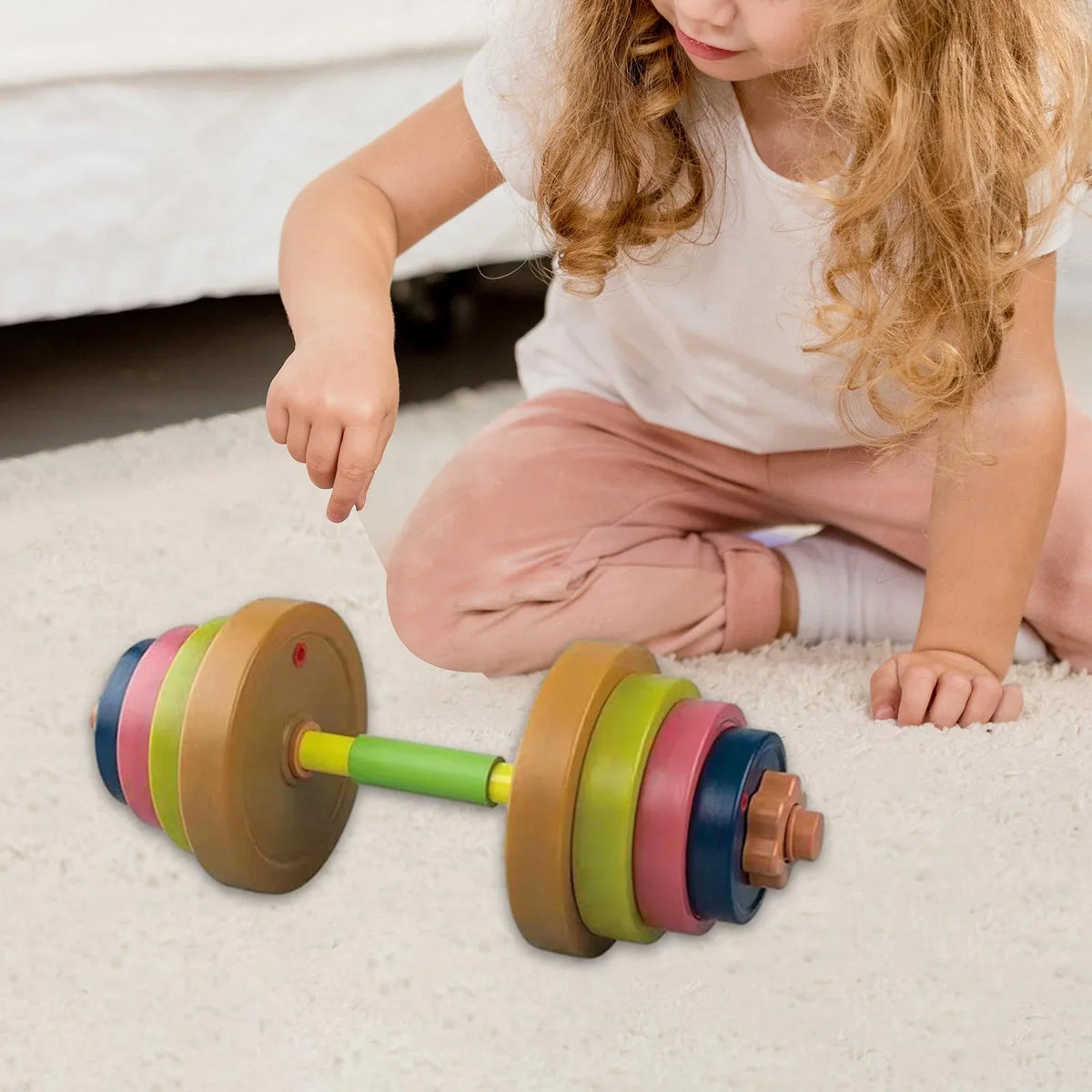DOLITY Kids Exercise Weight Toys Fitness Toys Dumbbells for Children Girls Kids 3~8 B