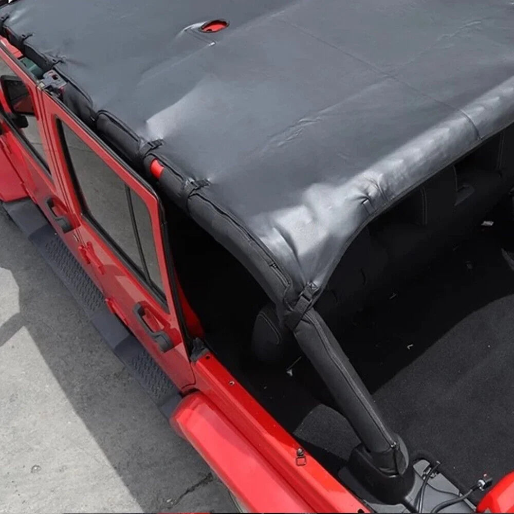 Premium Leather Sunshade Protector for Jeep Wrangler JK JKU 07-18 NEW - Ultimate Sun Protection