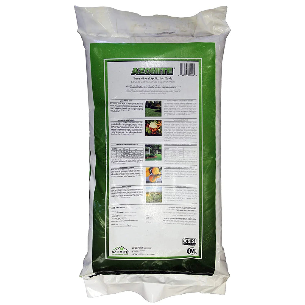 Stylish Azomite 44 lbs Granular Organic Trace Mineral Soil Additive Fertilizer
