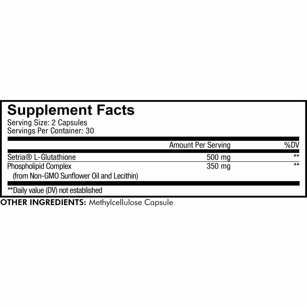 Stylish Codeage Liposomal Glutathione, SetriaÂ® L Glutathione Capsules, Phospholipid Complex, Vegan, Non-GMO, 60 ct