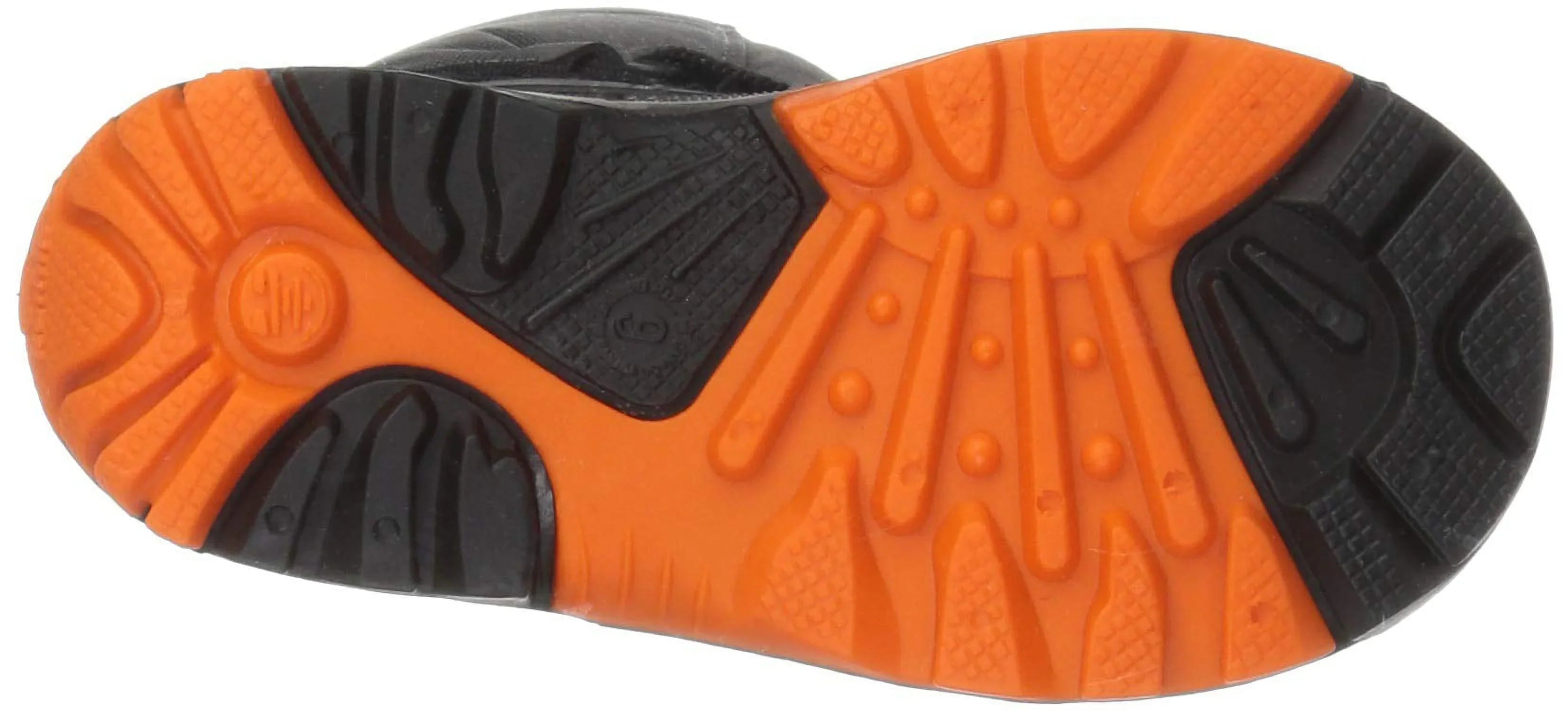 Kamik Kids' Rocket Snow Boot Toddler Warm Boots Grey Snow Boot Charcoal Flame (11)
