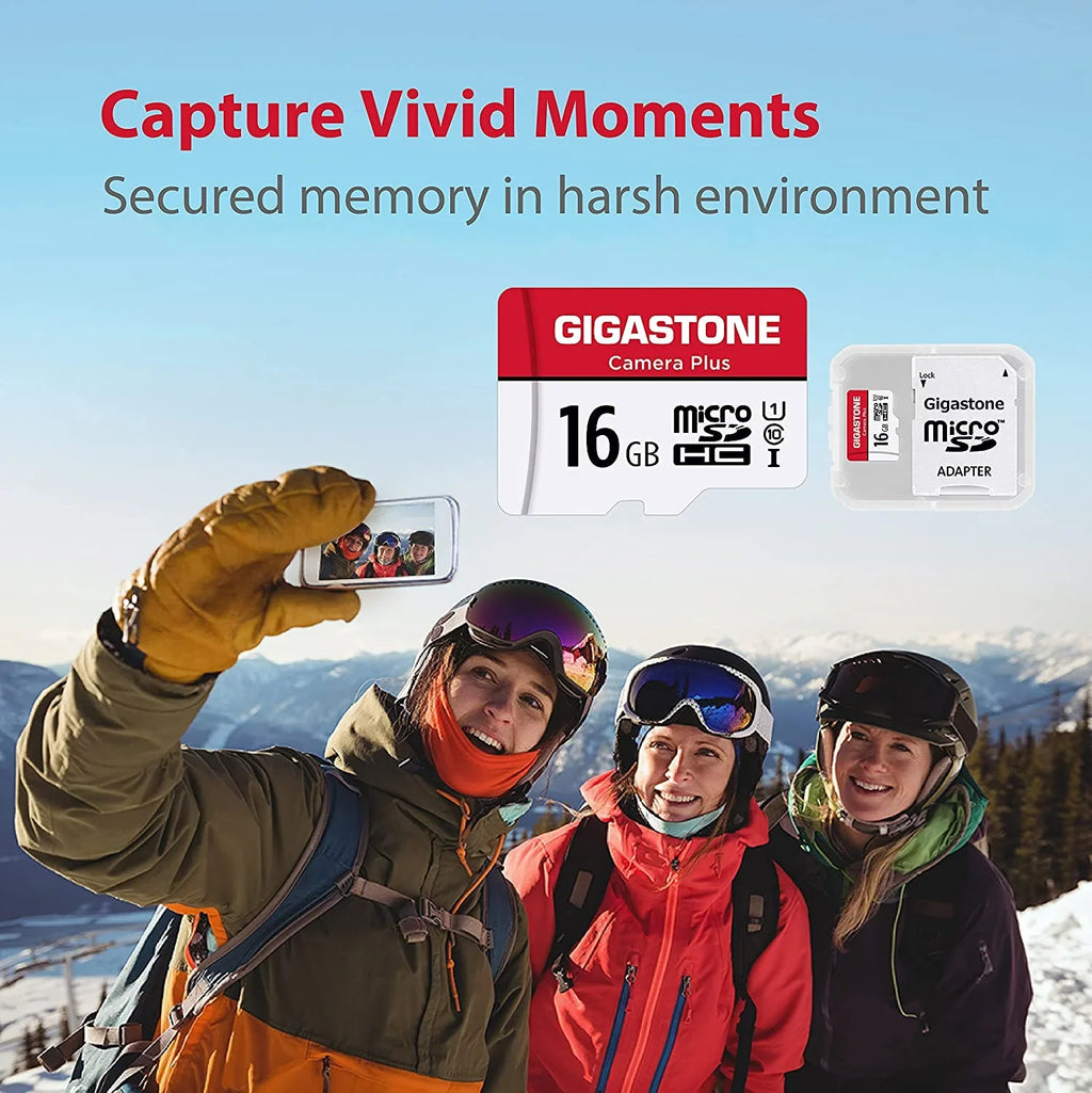 [Giga] 16GB 5-Pack ro SD , Camera Plus, roSDHC Memory for Wyze Cam, Security Camera, Full HD Video - Exclusive Design