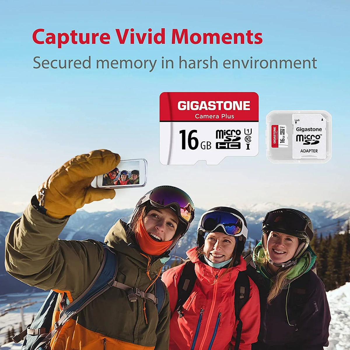 [Giga] 16GB 5-Pack ro SD , Camera Plus, roSDHC Memory for Wyze Cam, Security Camera, Full HD Video - Exclusive Design