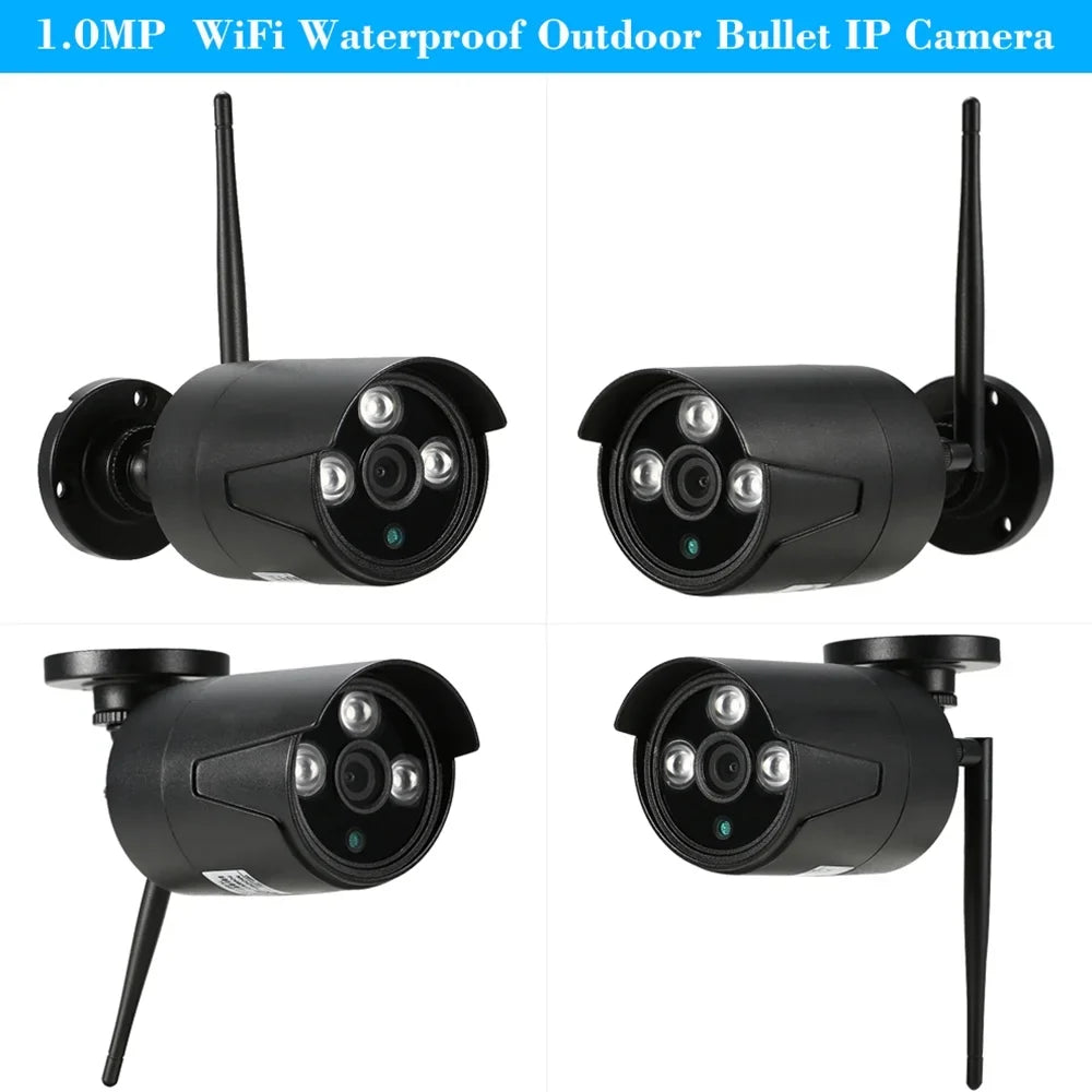 Webcam,Vision Wifi Nvr P2p Ir-cut Vision Webcam Wifi 4ch 1080p Wifi Ip Waterproof Ip Camera Kit With 4pcs 1080p Wifi 1080p Wifi 4pcs 1.0mp Support P2p Wifi Waterproof - Exclusive Design