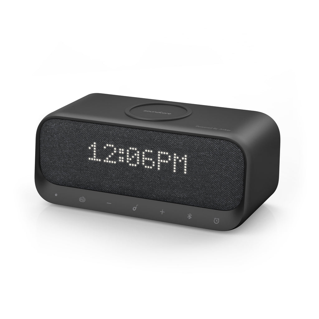 Anker SoundCore Wakey Bedside Speaker, Black - Exclusive Design