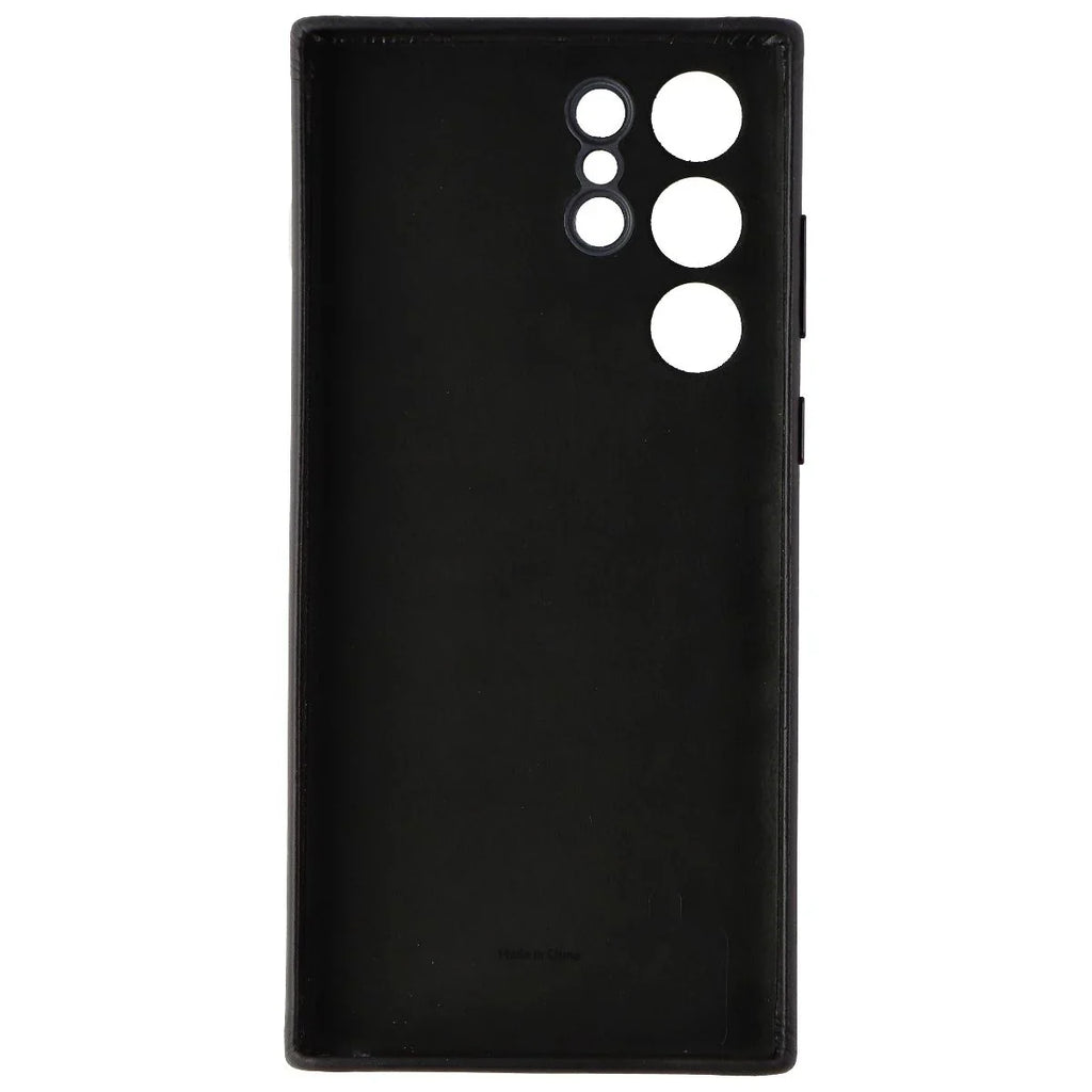 Stylish Samsung Galaxy Ultra S22 Leather Cover, Black (EF-VS908LBEWMT)