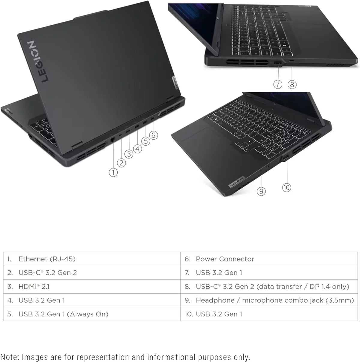 Stylish Legion Pro 5i Gaming Laptop, 13th Gen i7-13700HX, 16 GB DDR5 Ram, 1 TB PCIe SSD, 16" WQXGA(2560x1600), Nvidia Geforce RTX 4060, Windows 11 Home