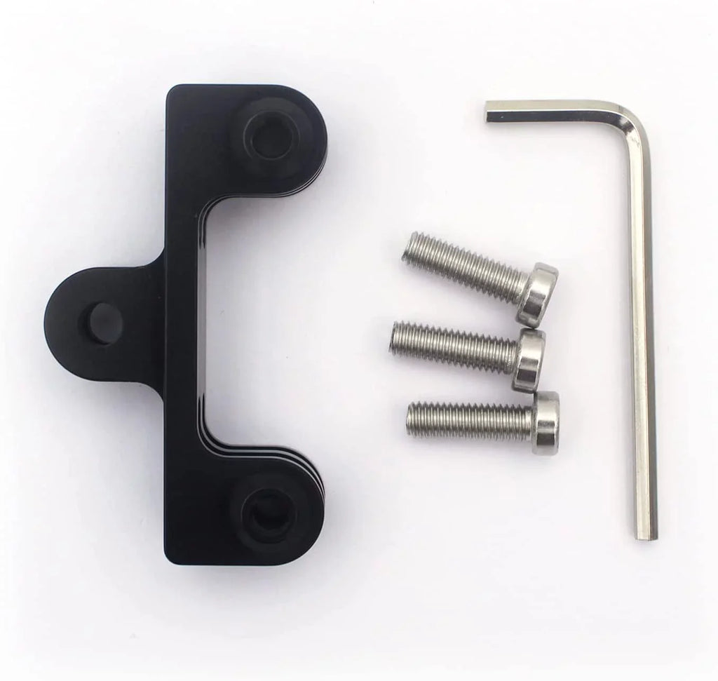 Aluminum Twin Dual Mount Adapter for GoPro Hero 10/9/8/7/(2018)/6/5/4 Black,Hero 3+,DJI Osmo Action,AKASO/Campark/YI - Exclusive Design