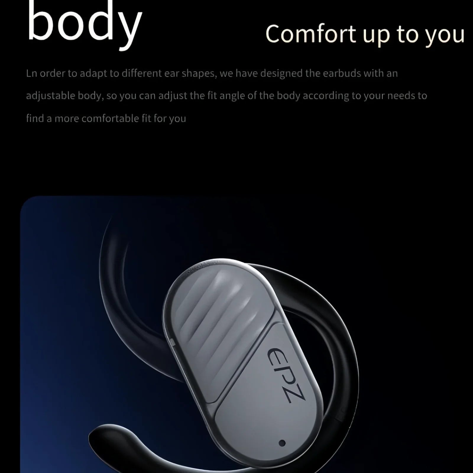Stylish Bone Conduction Headphones, Waterproof Sports Headphones, Open Ear Wireless Earphones with Mic, Sweat Resistant for Sports Hiking Running Driving Cycling Fitness Workouts Walking.