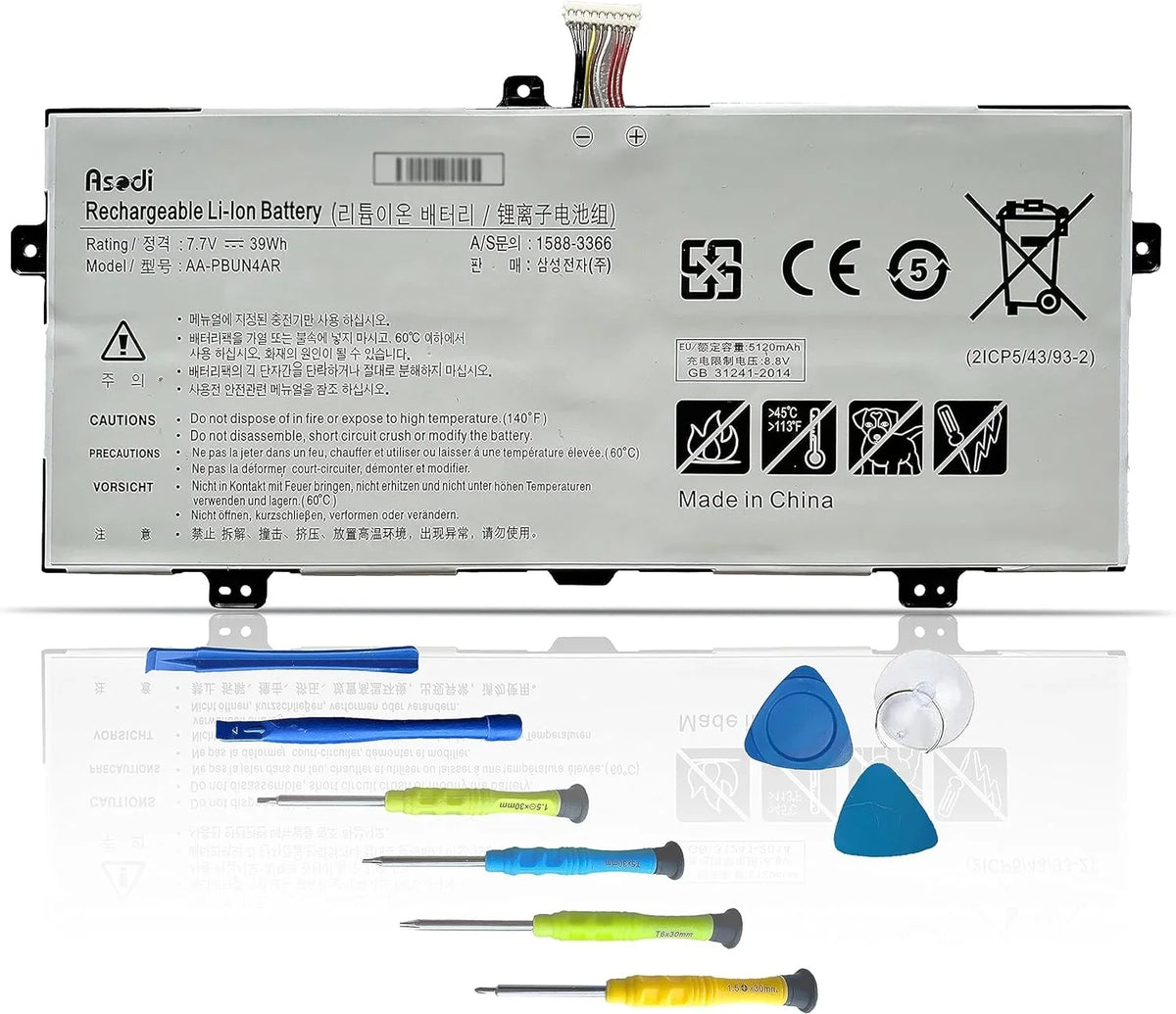 AA-PBUN4AR Laptop y Compatible with Samsung ATIV Book 9 Spin 940X3L 900X5L NP940X3L NP900X5L NT900X5H - Exclusive Design
