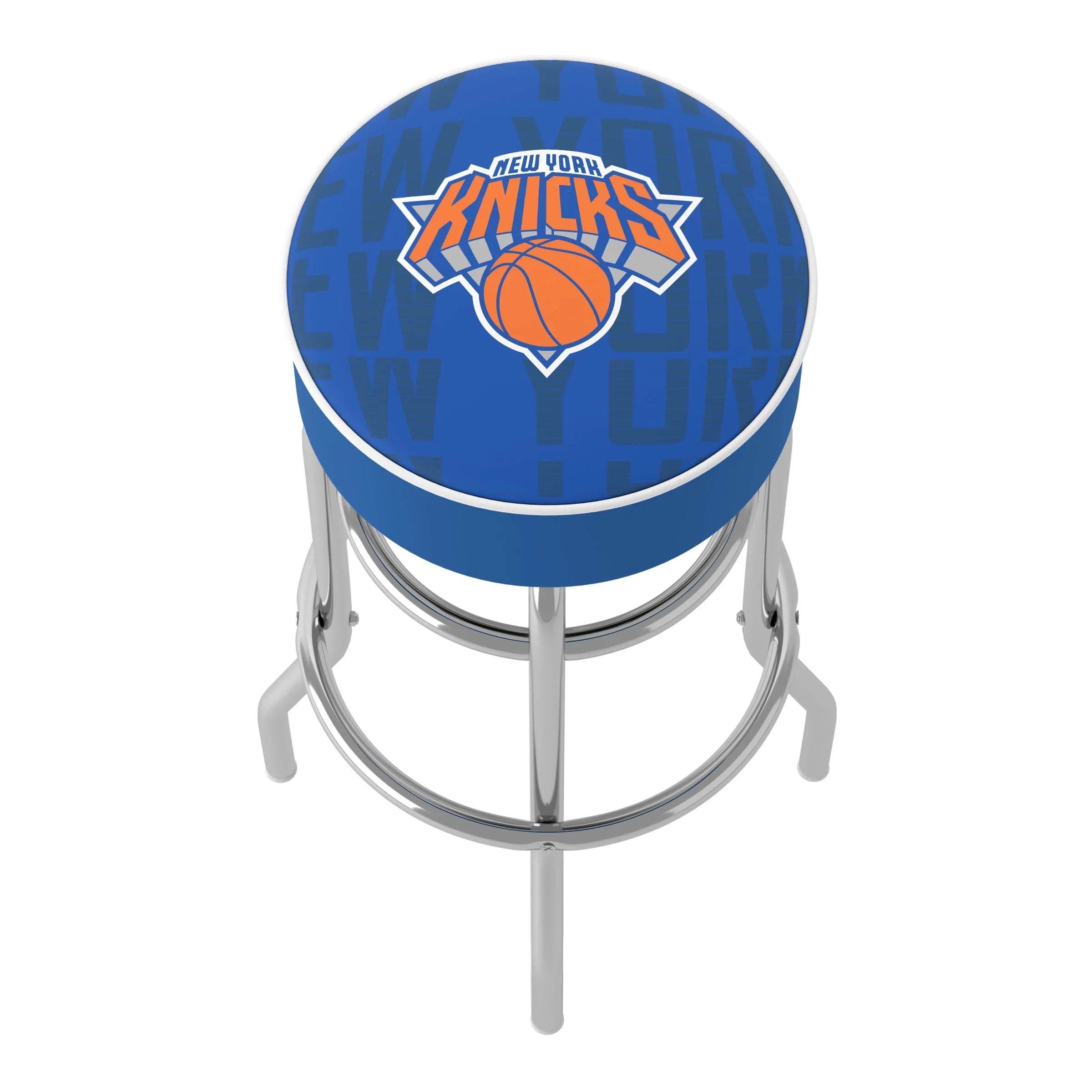 Trademark Gameroom New York Knicks City Bar Stool with Padded Seat