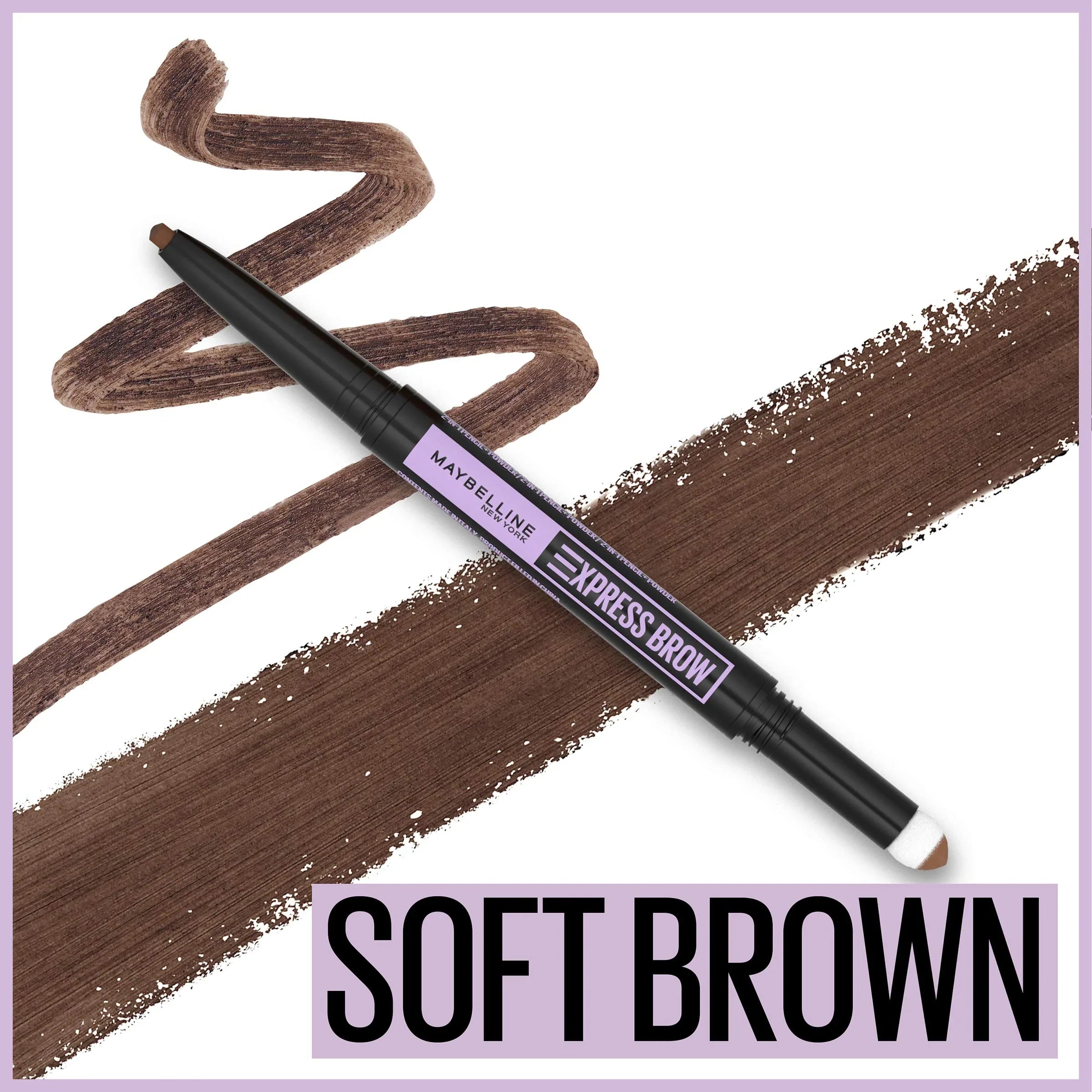 Stylish Maybelline New York Maybelline Express Brow 2-In-1 Pencil And Powder, Soft Brown, 0.02 Fl. Ounce, 255 Soft Brown, 0.02 Fluid_Ounces (Pack Of 2)
