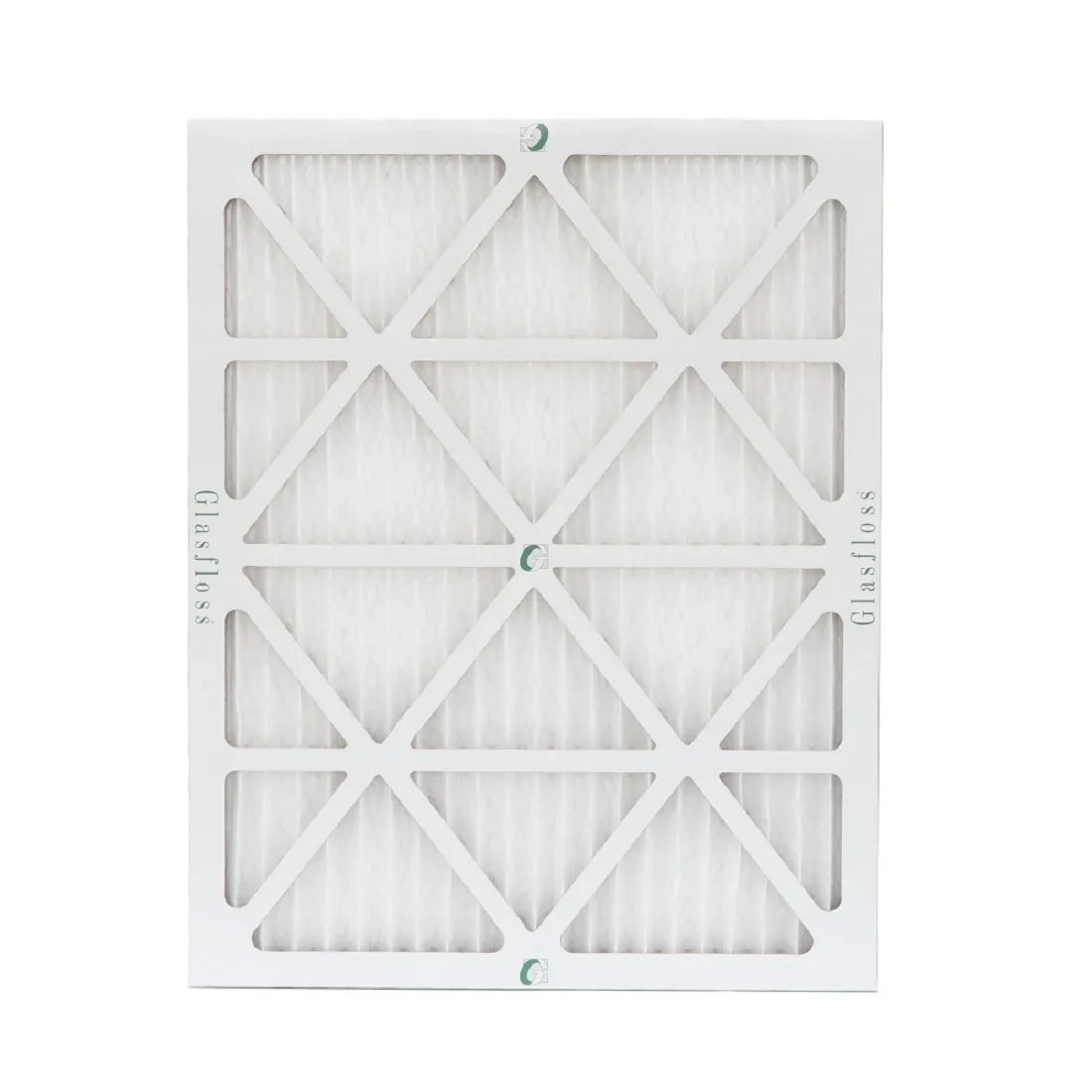16x20x1 MERV 10 Pleated AC Furnace Air Filters by Glasfloss Industries. ( 8 Pack ) Exact Size: 15-1/2 x 19-1/2 x 7/8 - Exclusive Design