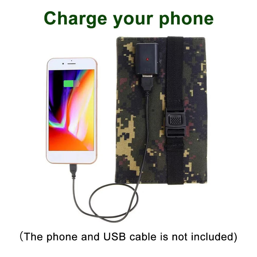 Jahy2Tech Foldable Outdoor 80W USB Solar Panel Portable Phone Charger Camping Hiking Rechargeable Battery High Quality