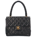 Pre-Owned Chanel matelasse handbag lambskin black ladies CHANEL (Good)