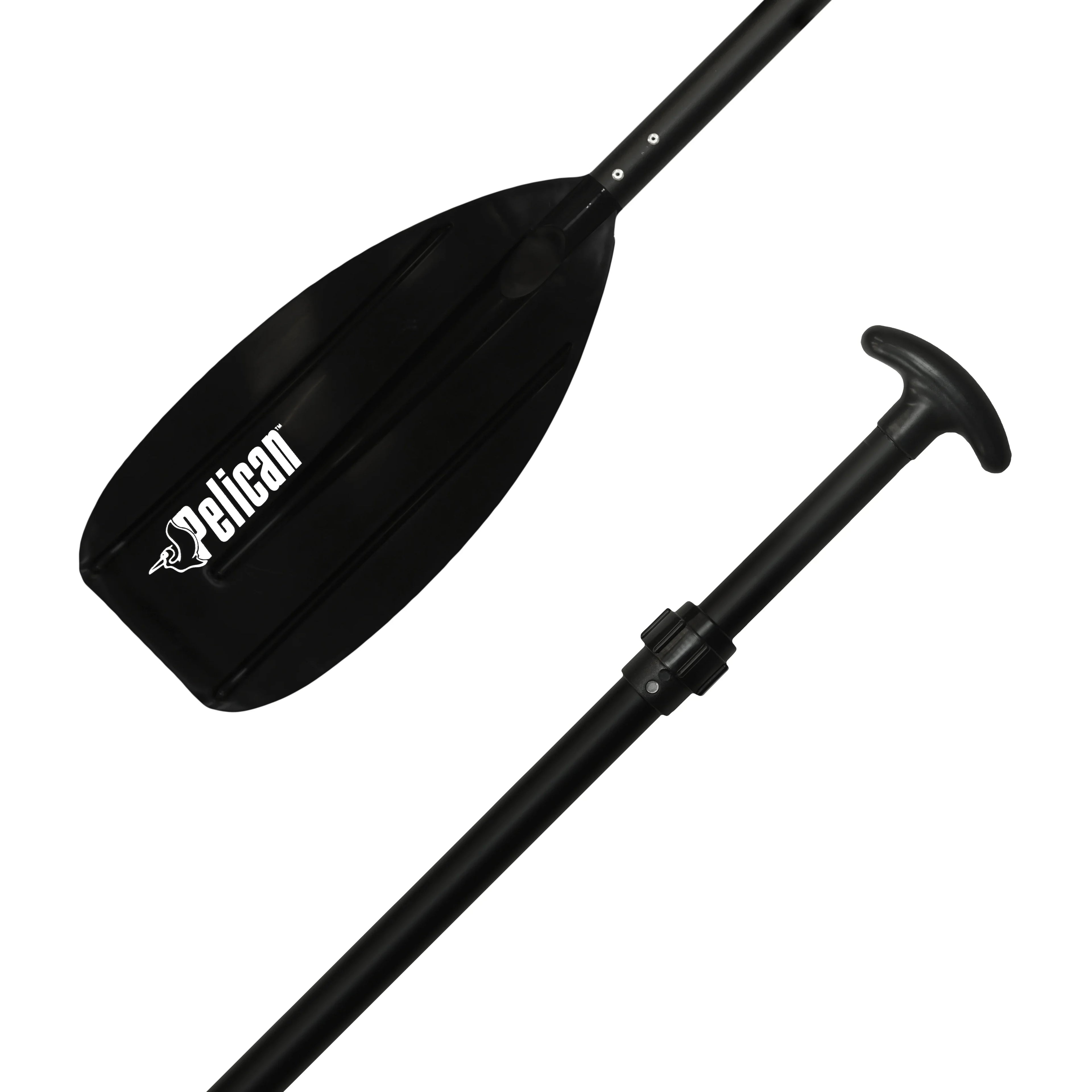 Stylish Pelican Adjustable Junior SUP Paddle - Aluminium - 55 to 70 in â Black