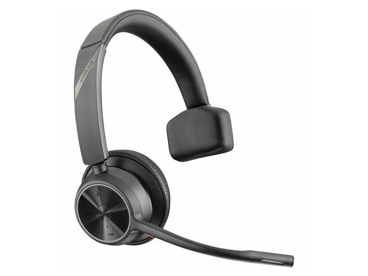 Poly VOYAGER 4300 UC 4320 Headset - Stereo - USB Type A - Wired/Wireless - Bluetooth - 164 ft - 20 Hz - 20 kHz - Over-the-head - Binaural - Ear-cup - 4.92 ft Cable - Noise Cancelling MicrophoneTAA ... - Exclusive Design