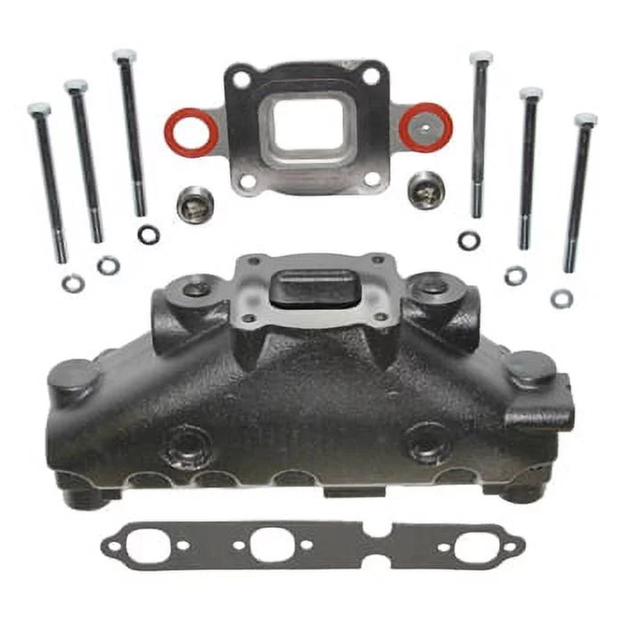 Exhaust Manifold, Barr Mercruiser 4.3L V6 w/Dry Joint 2002-UpPro #: 1-864612 X-Ref #: 864612T01