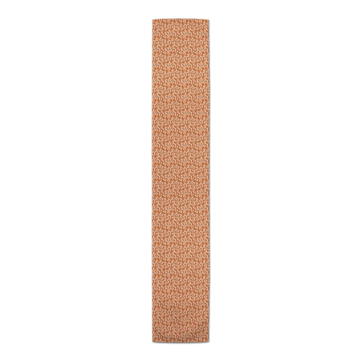 Creative Products Delicate Vines Pattern Orange 16x90 Poly Twill Table Runner