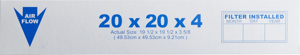 Nordic Pure 20x20x4 (3 5/8) Pleated MERV 10 Air Filters 6 Pack - Exclusive Design