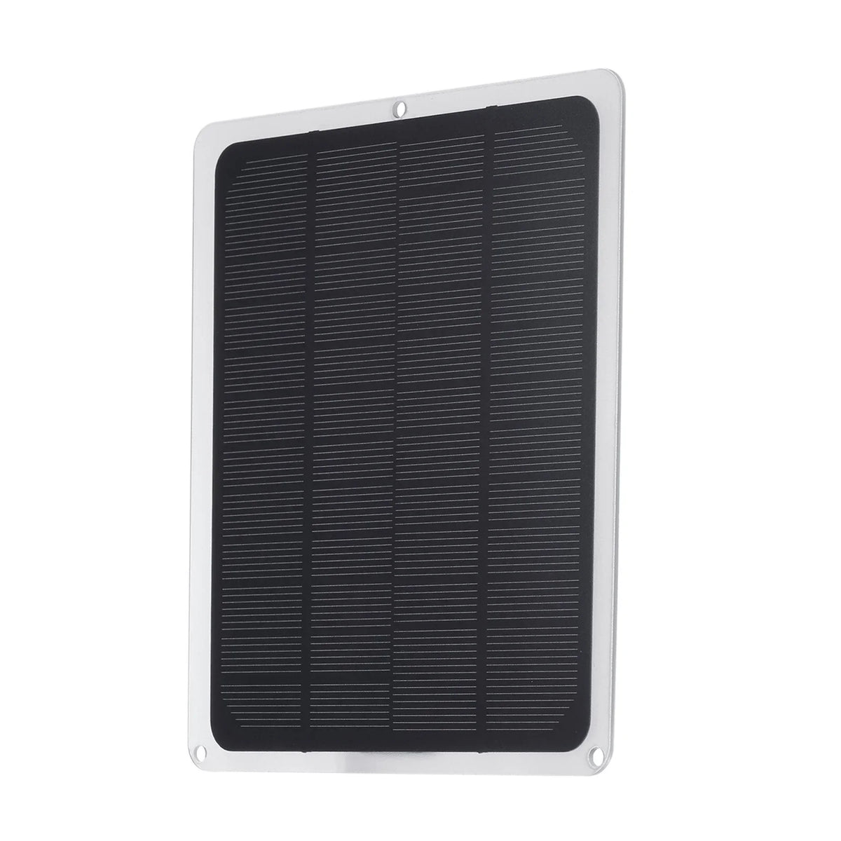 Stylish DC12V 10W Solar Panel with USB Port Car Chargers Charge for 12V-Battery Portable Completed Accessories for Outdoor Camping Hiking Fishing Climbing