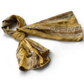 BRA-SCA01031-L Blancho Gold Boa Noble Fashion Delicately Soft Silky Scarf/Wrap/ShawLarge
