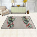 Stylish XMXY Horror Zombie Blood Hand Area Rugs Doormat Outdoor Entrance, Facecloth Non-slip Floor Mat Rug for Living Room Kitchen Sink Area Indoor,72"x48"