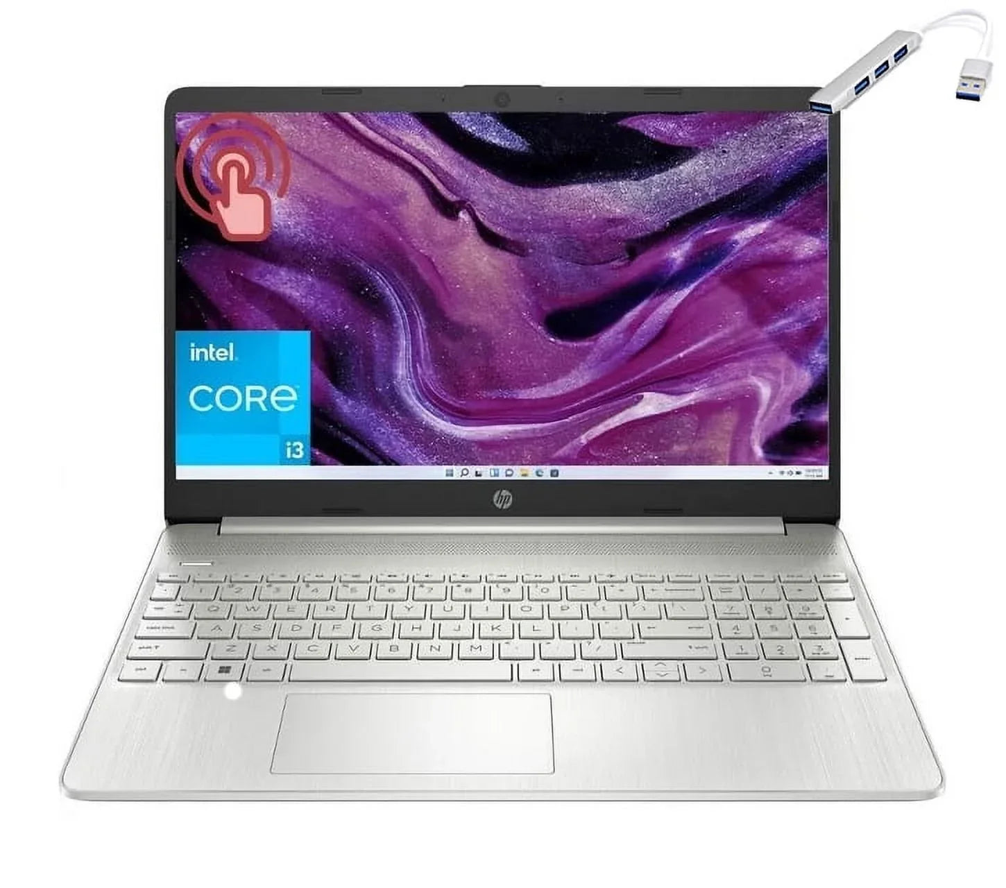 Business Laptop, 15.6" Touchscreen, i3-1115G4, 32GB RAM, 1TB SSD, UHD Graphics, Wi-Fi, Bluetooth, Win11 Home in S