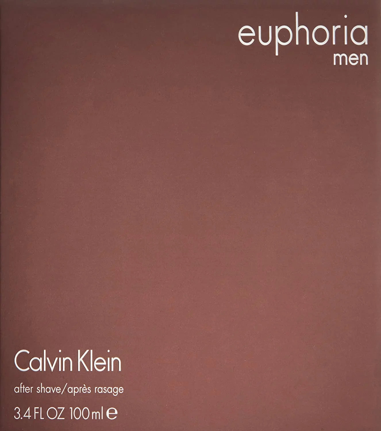 Calvin Klein Euphoria After Shave Splash Men 3.4 Oz - Exclusive Design