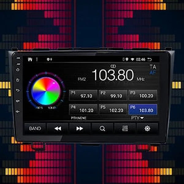 JMANCE Car Stereo for Honda CR-V 2007-2011 with Apple Carplay & Android Auto 9 inch Touch Screen GPS Mutimedia Player