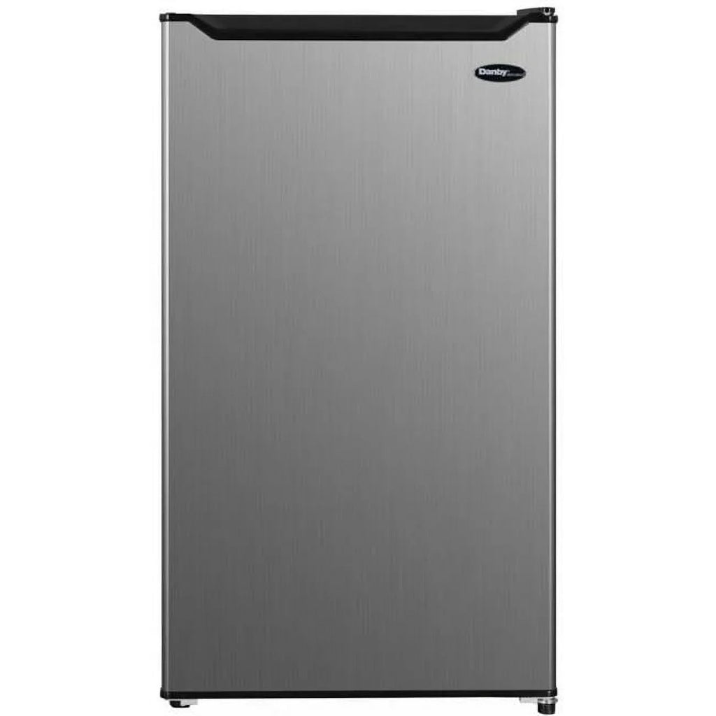 Stylish Danby DAR032B2SLM 3.2 cu. ft. Compact Refrigerator - Stainless Steel